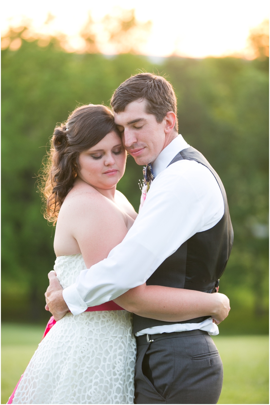 Sunset Crest Manor Sunset Wedding Photo - Chantilly Va Wedding Photographer