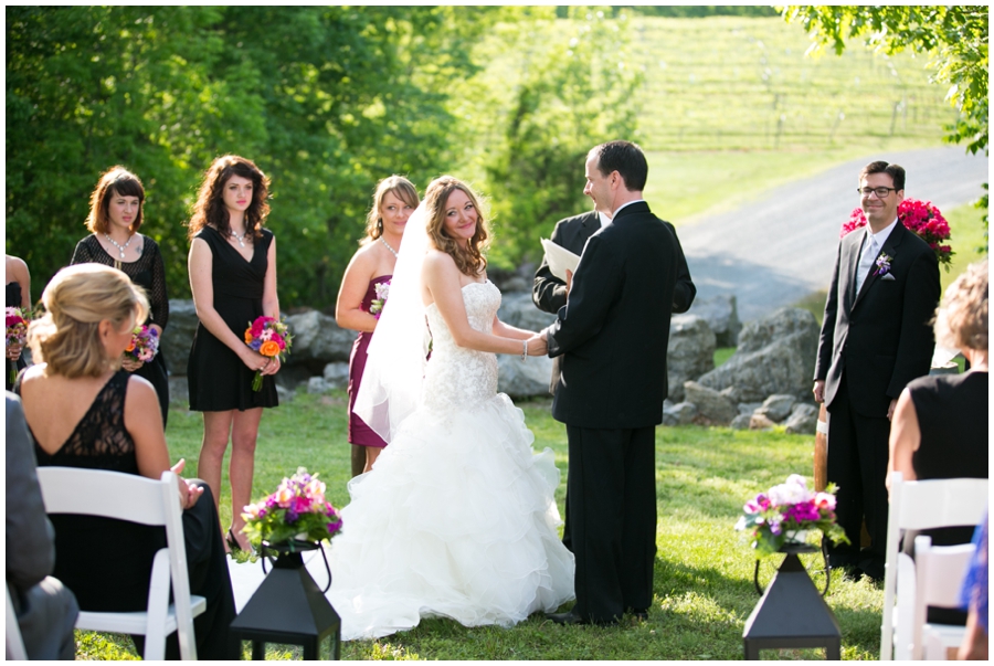 The Vineyards at Lost Creek Wedding Photographer - Vineyard Outdoor Ceremony