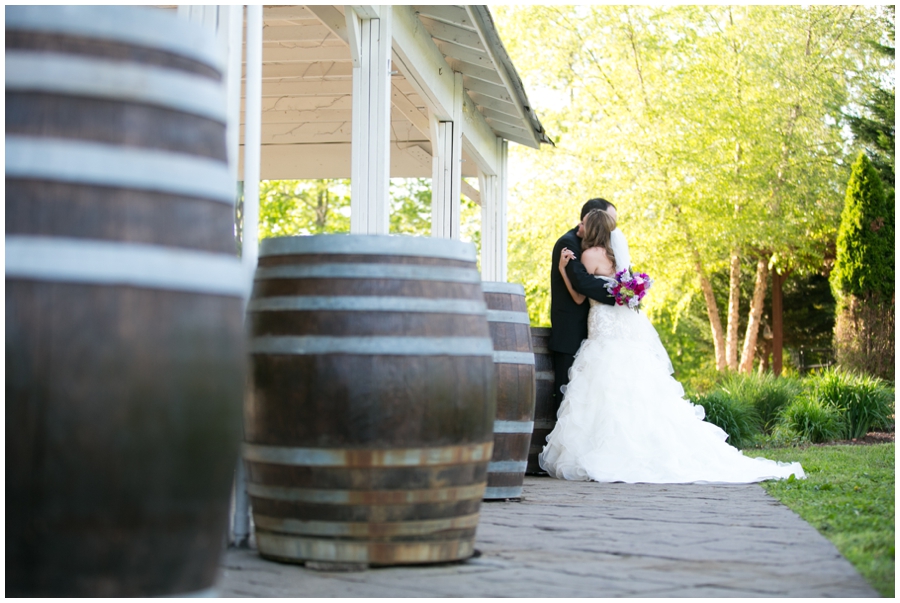 Winery at Lost Creek Wedding Photographer - Vineyard Love Portrait