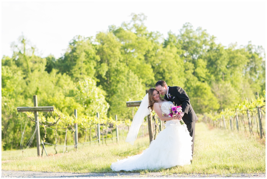 VA Vineyard Wedding Photographer - Lost Creek Vineyard Love Portrait