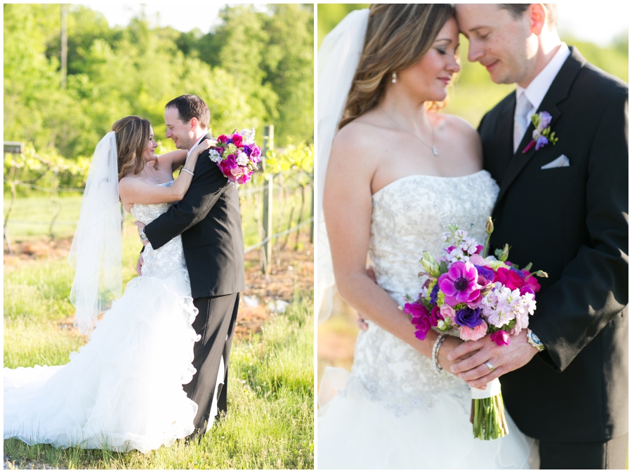 VA Vineyard Wedding Photographer - Lost Creek Vineyard Love Portrait