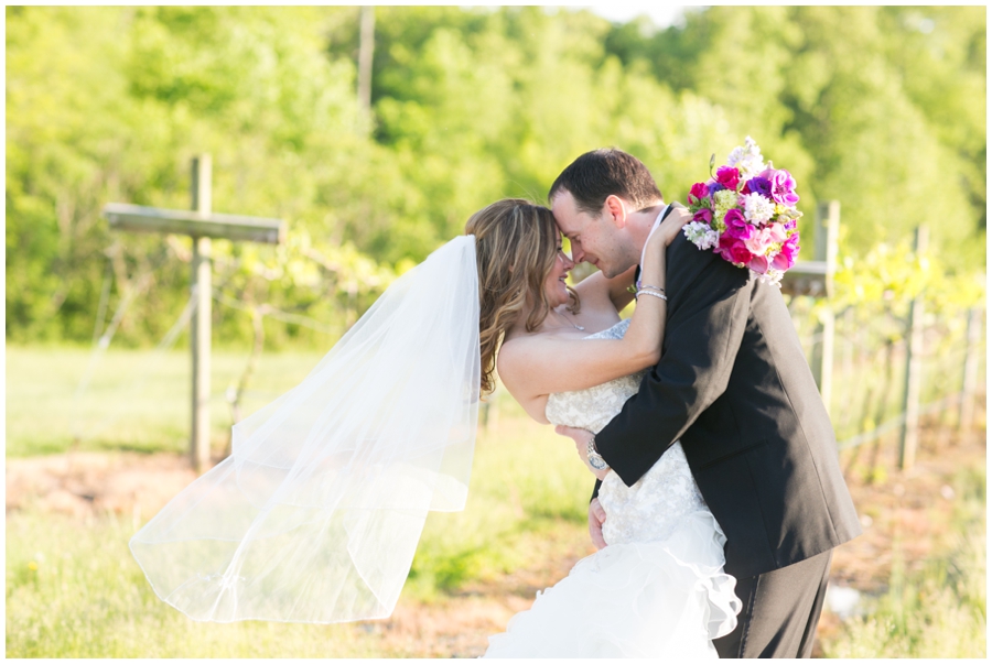 VA Vineyard Wedding Photographer - Lost Creek Vineyard Love Portrait