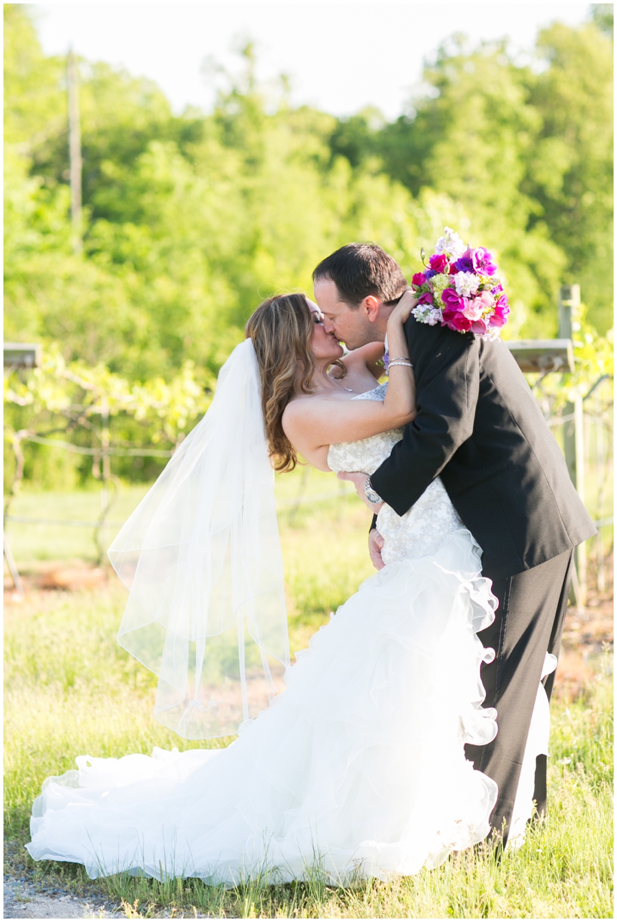 VA Vineyard Wedding Photographer - Lost Creek Vineyard Love Portrait