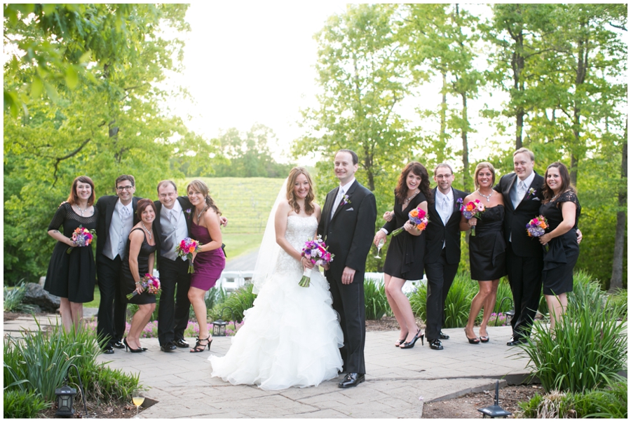 The Vineyards & Winery at Lost Creek Wedding Photographer - Vineyard Wedding Party