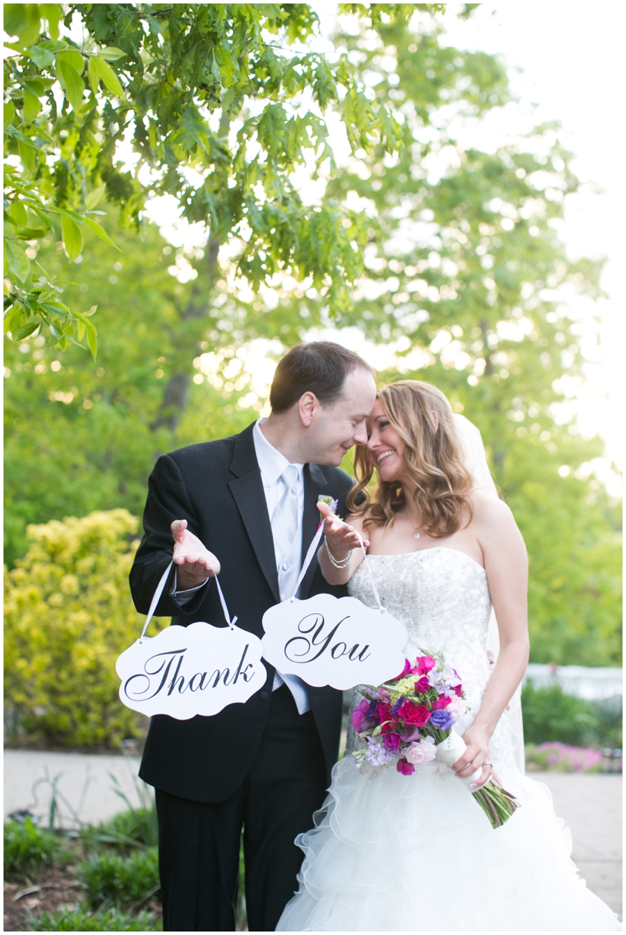 The Vineyards & Winery at Lost Creek Wedding Photographer - Thank You Bride & Groom