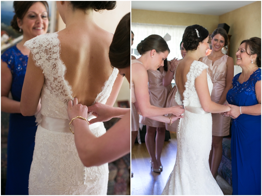 Oakland, NJ Allure Bridal Gown - Philadelphia Wedding Photographer