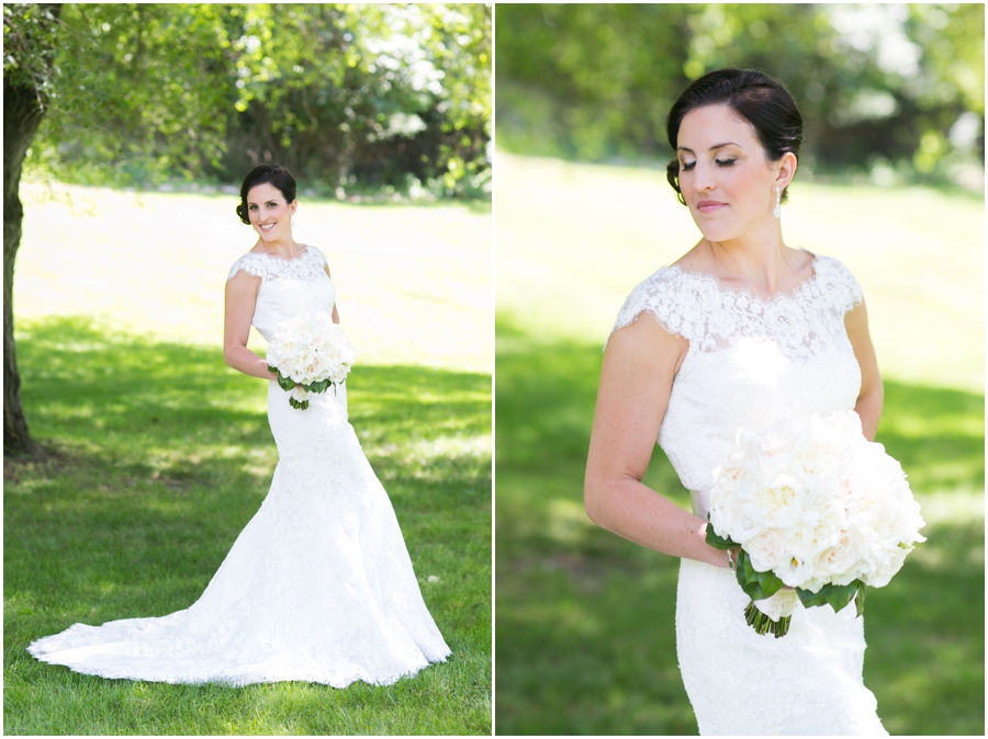 Oakland, NJ Bridal Portrait - Allure Bridal Gown