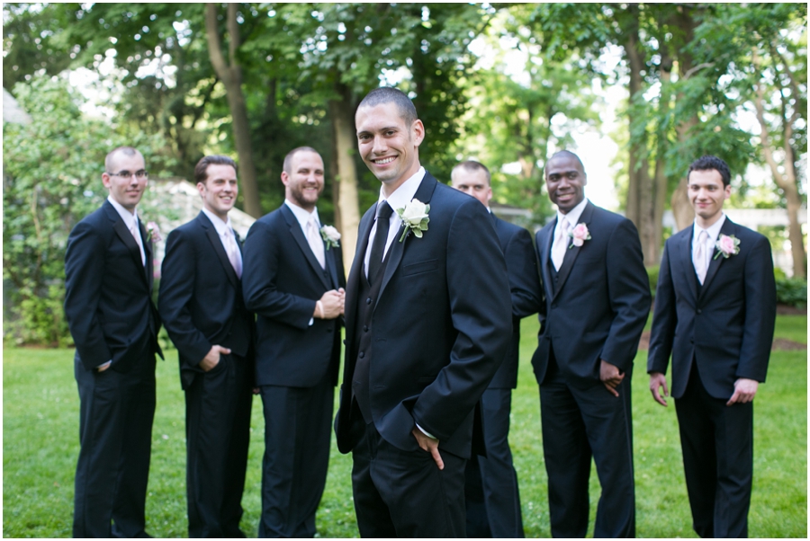 Mansion at Bretton Woods Groomsmen - Philadelphia Wedding Photographer