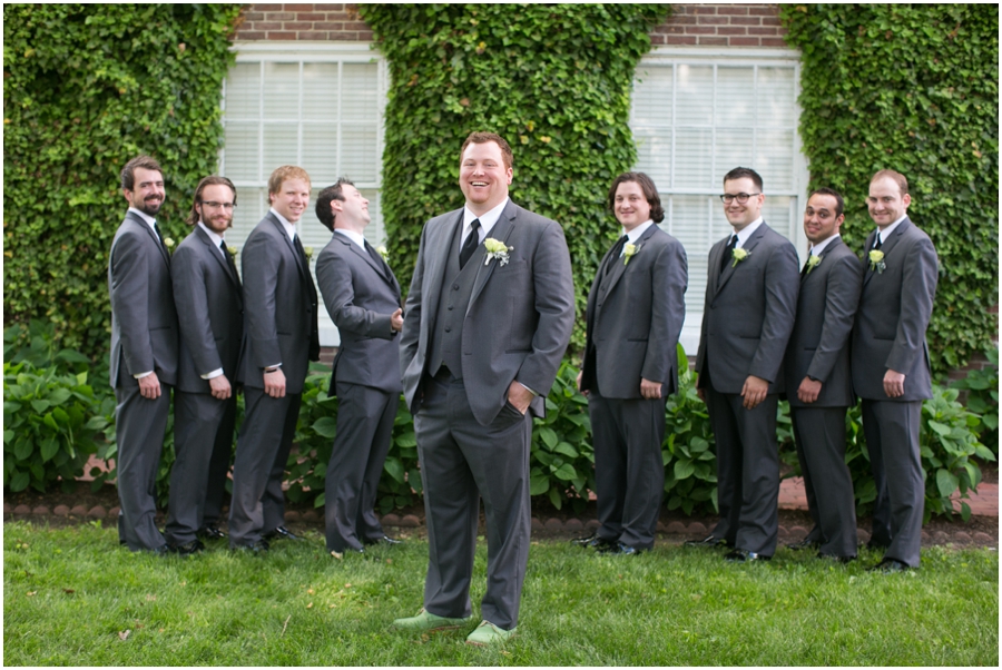 The Tidewater Inn Easton Wedding Photographer -  Brooks Brothers Groomsmen - Flower Follies