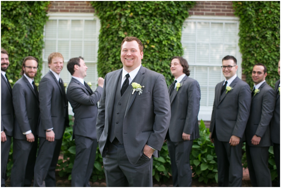 The Tidewater Inn Easton Wedding Photographer -  Brooks Brothers Groomsmen - Flower Follies