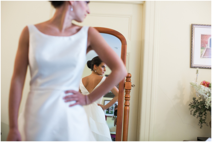 Evergreen Museum Wedding Photographer - Baltimore Wedding Getting Ready