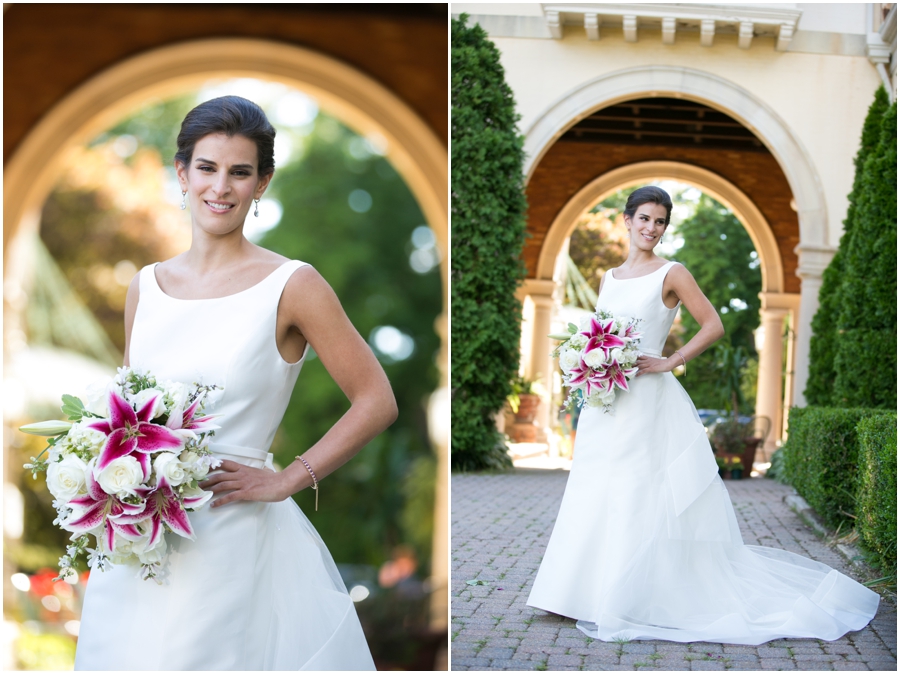 Amsale Bridal Gown - Evergreen Mansion Wedding Photographer - Baltimore Wedding Photographs