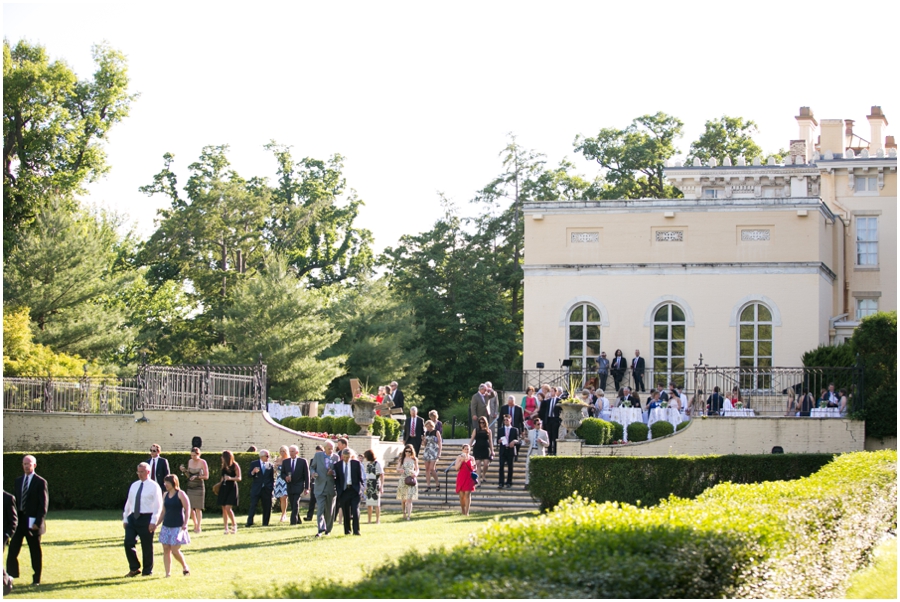 Evergreen Mansion Outdoor Ceremony - Baltimore Wedding Photographs