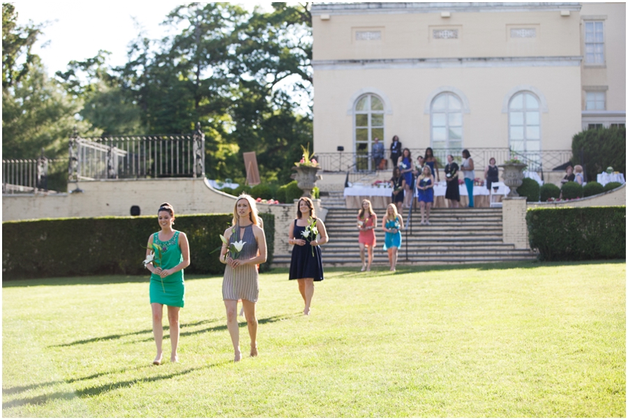 Evergreen Mansion Outdoor Ceremony - Baltimore Wedding Photographer