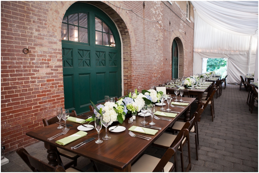 Clare Stewart Florals - Evergreen Museum Barn Wedding Details - Baltimore Barn Wedding Reception