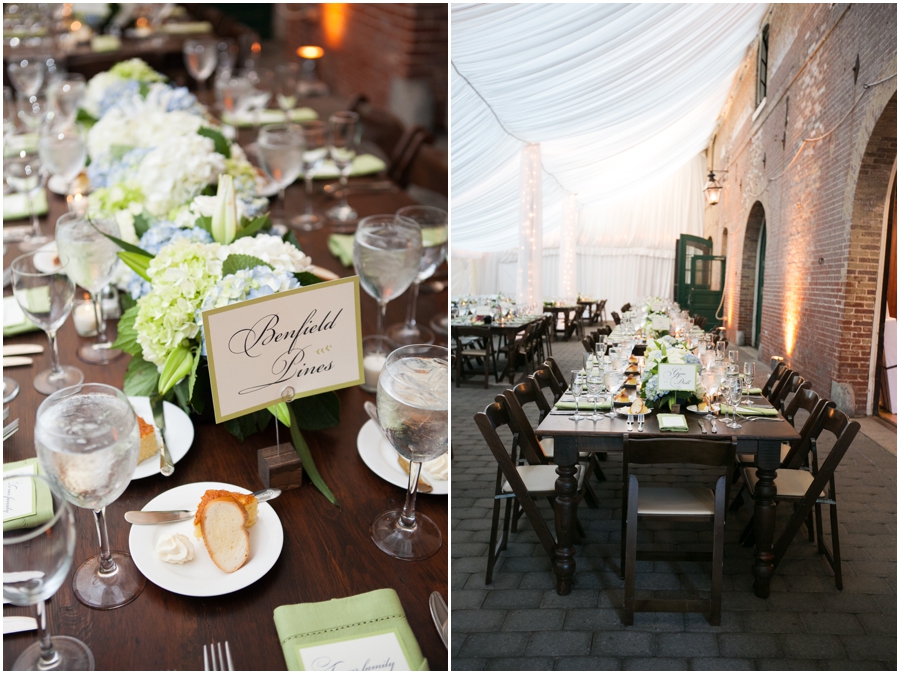 Clare Stewart Florals - Evergreen Museum Barn Wedding Details - Baltimore Barn Wedding Reception