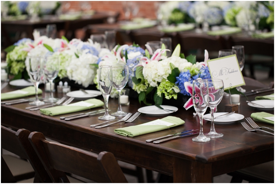 Clare Stewart Florals - Evergreen Museum Barn Wedding Details - Baltimore Barn Wedding Reception