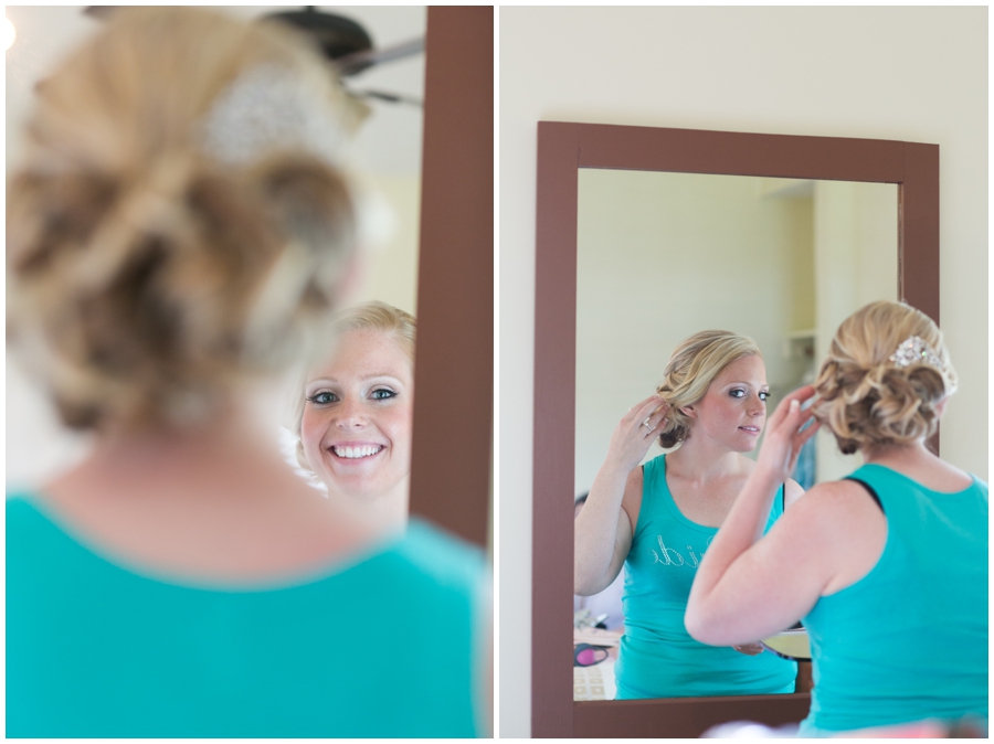 Herrington on the Bay Wedding Photorapher - Waterfront Wedding Getting Ready - Nicole Palermo & MIndy Whalen Bridal Hair & Makeup