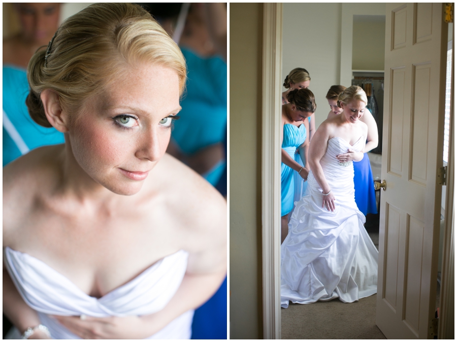 Herrington on the Bay Wedding Photorapher - Waterfront Wedding Getting Ready - Nicole Palermo & MIndy Whalen Bridal Hair & Makeup