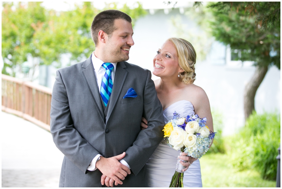 Herrington on the Bay Wedding Photorapher - Waterfront Wedding First Look