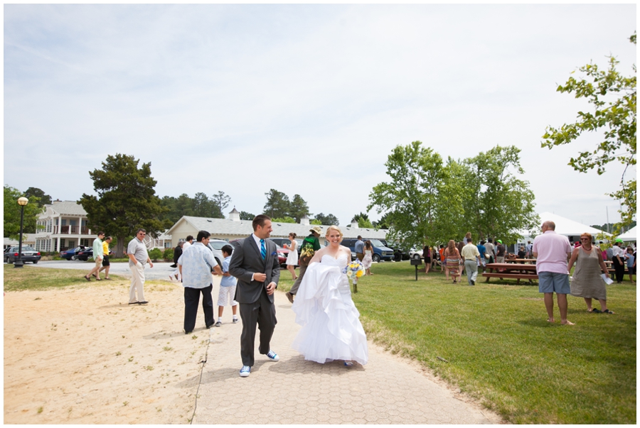 Herrington on the Bay Wedding Photorapher - Waterfront Wedding First Look