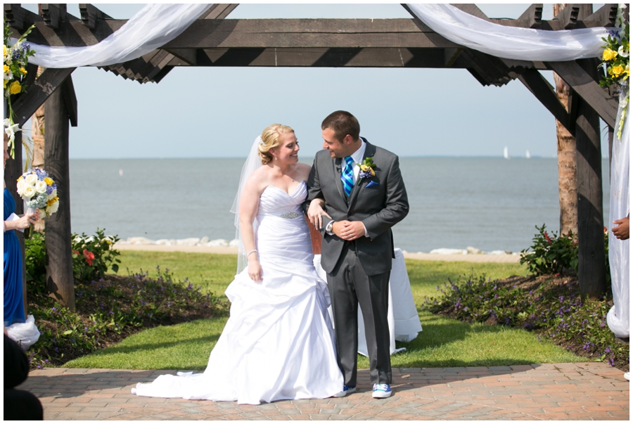 Herrington on the Bay Wedding Photographs - Outdoor Waterfront Wedding Ceremony