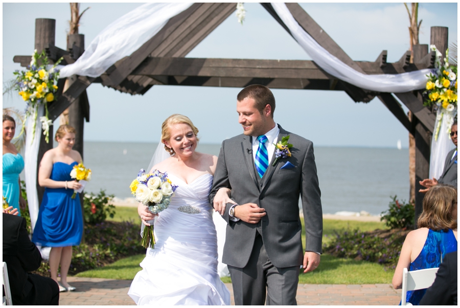 Herrington on the Bay Wedding Photographs - Outdoor Waterfront Wedding Ceremony