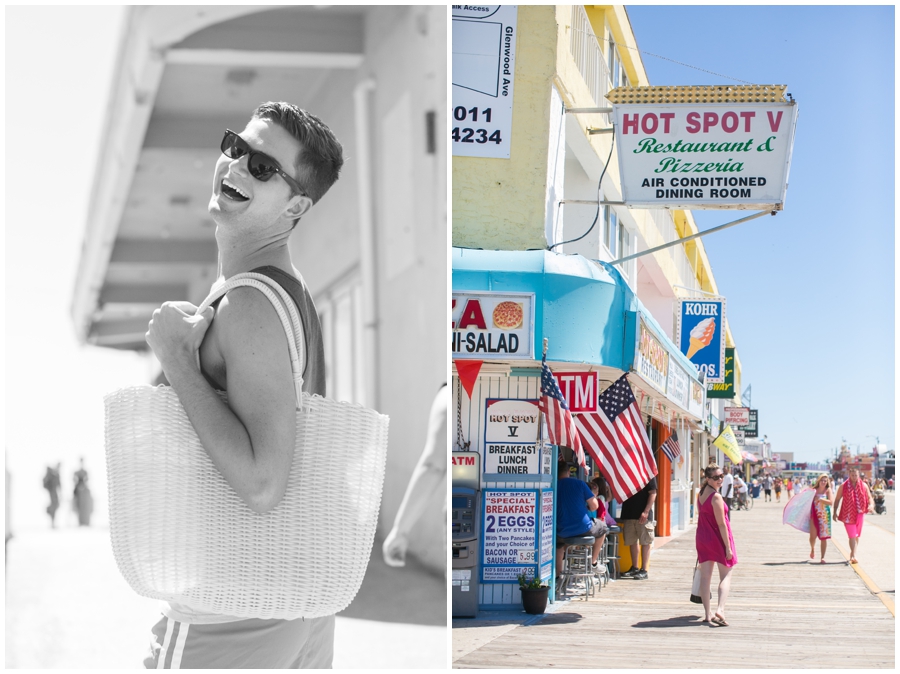 North Wildwood Boardwalk Photograph - Jersey Shore Wedding Photographer