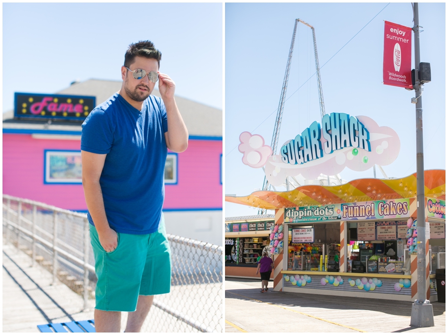 North Wildwood Boardwalk Photograph - Jersey Shore Wedding Photographer