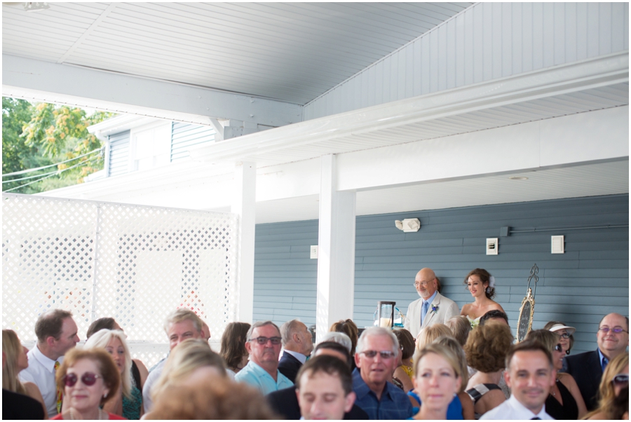 Anchor Inn Wedding Photographer - Chesapeake Bay Waterfront Ceremony