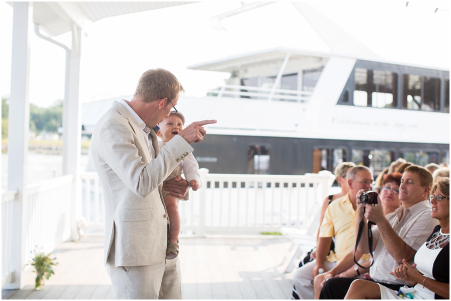 Anchor Inn Wedding Photographer - Chesapeake Bay Waterfront Ceremony