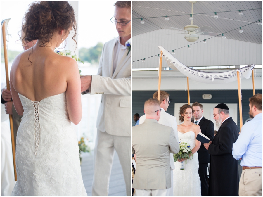 Anchor Inn Wedding Photographer - Chesapeake Bay Waterfront Ceremony