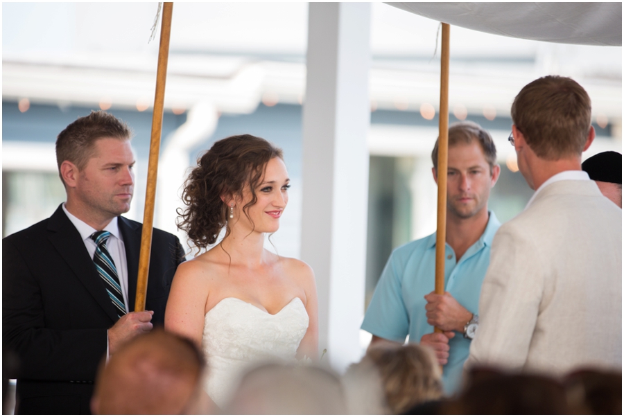 Anchor Inn Wedding Photographer - Chesapeake Bay Waterfront Ceremony