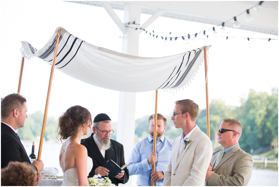 Anchor Inn Wedding Photographer - Chesapeake Bay Waterfront Ceremony