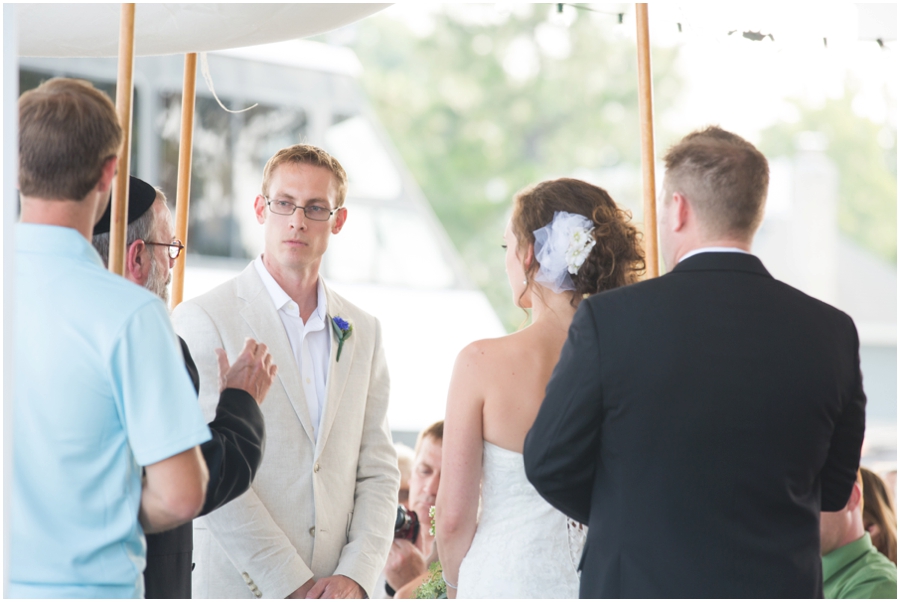 Anchor Inn Wedding Photographer - Chesapeake Bay Waterfront Ceremony