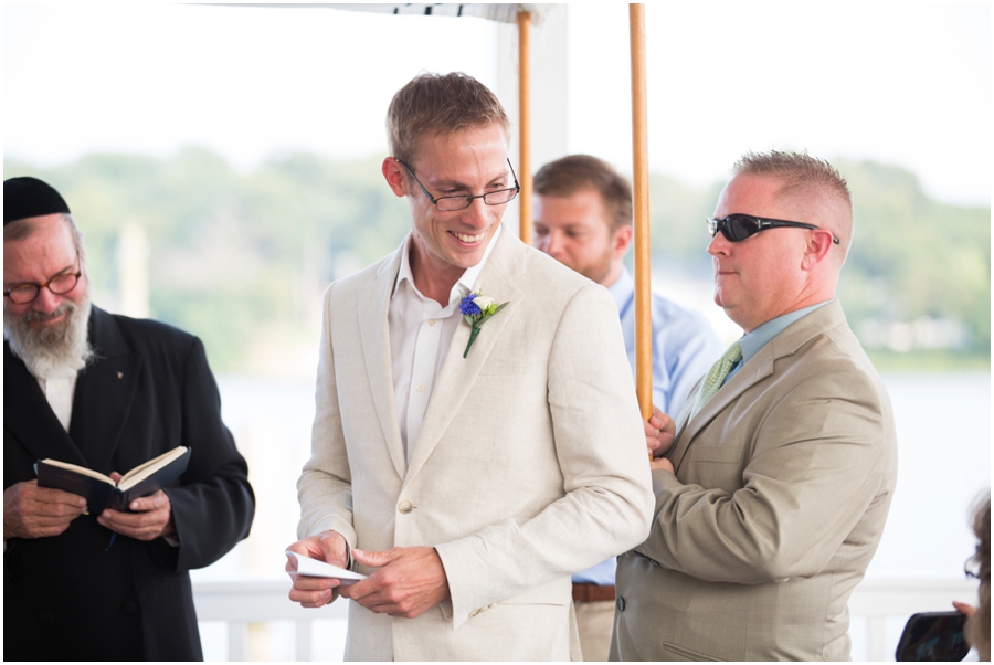 Anchor Inn Wedding Photographer - Chesapeake Bay Waterfront Ceremony