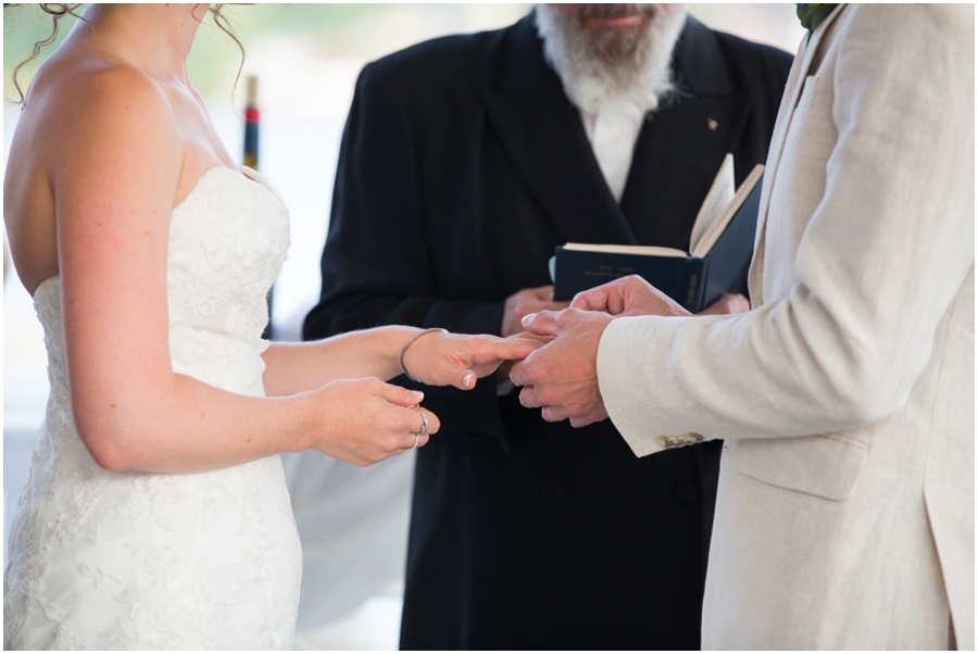 Anchor Inn Wedding Photographer - Chesapeake Bay Waterfront Ceremony