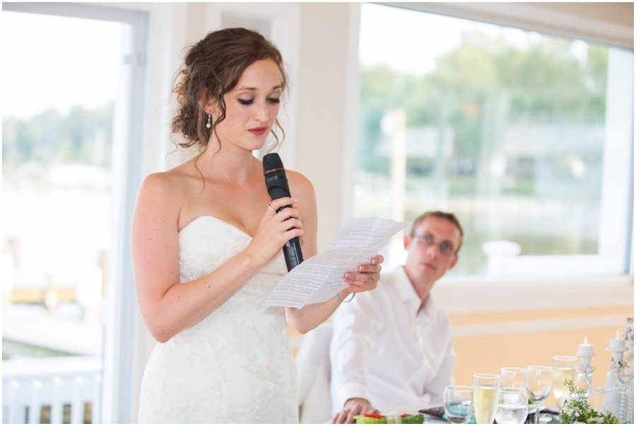 Anchor Inn Wedding Photographer - Chesapeake Bay Indoor Reception