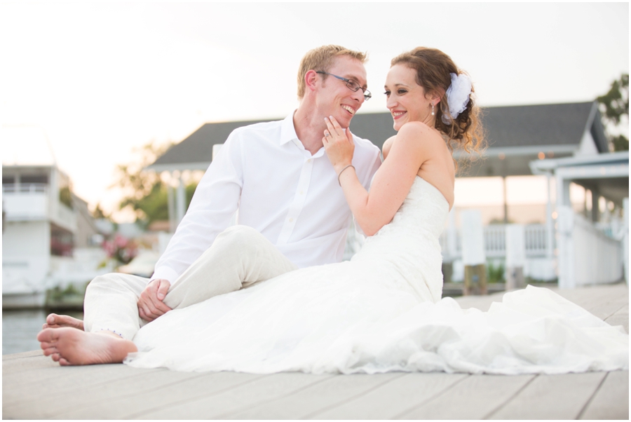 Chesapeake Bay Waterfront Wedding Photographer - Anchor Inn Sunset