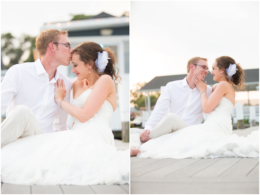 Chesapeake Bay Waterfront Wedding Photographer - Anchor Inn Sunset