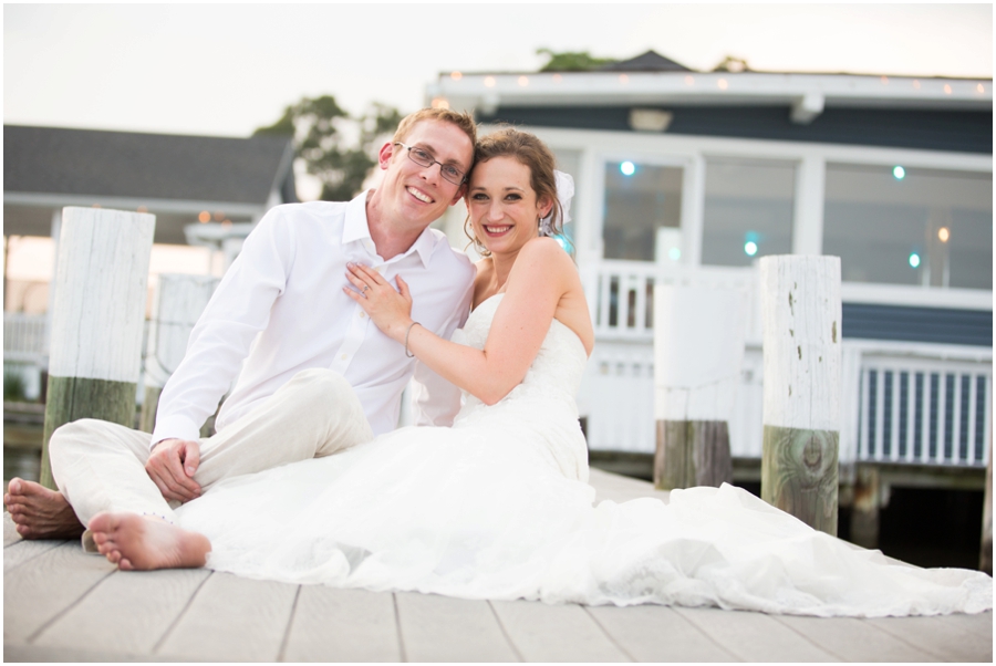 Chesapeake Bay Waterfront Wedding Photographer - Anchor Inn Sunset