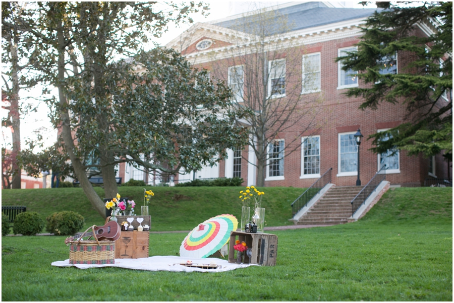 XOXO Vintage Rentals - State House Picnic Engagement Session