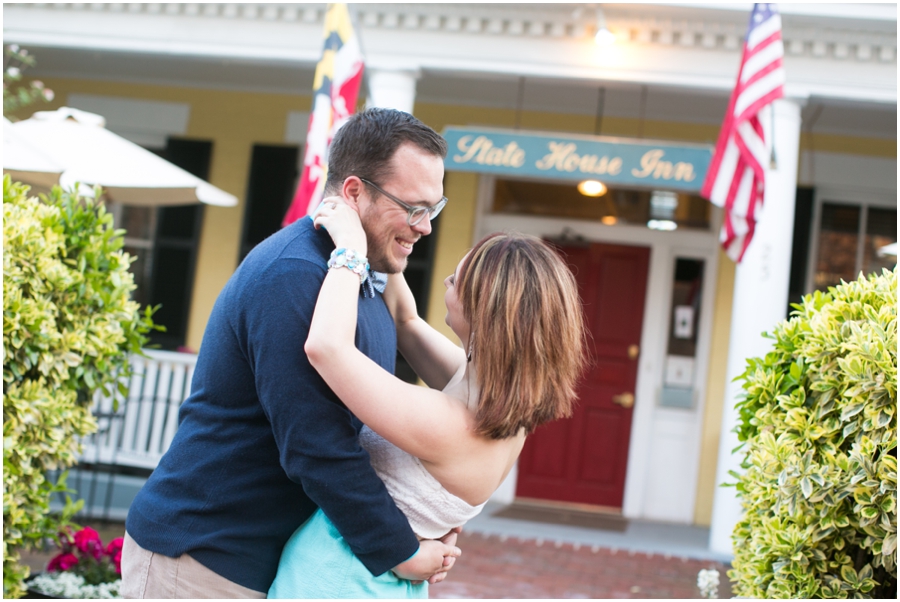 State House Inn - Annapolis Engagement Photographer