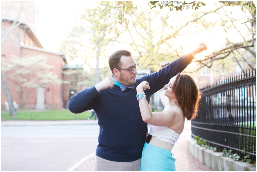 Annapolis Sunset Engagement Photographer