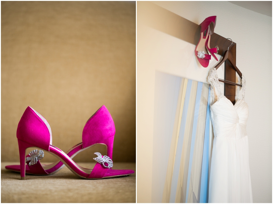 Hyatt Regency Cambridge Wedding Photographer - Destination Wedding Photographers - Zara Bridal Shoes