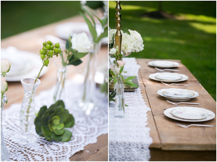 Anthony Wayne House Table Decor Inspiration - Philadelphia Wedding Photographer - Flowers by Priscilla - 2hands Studios