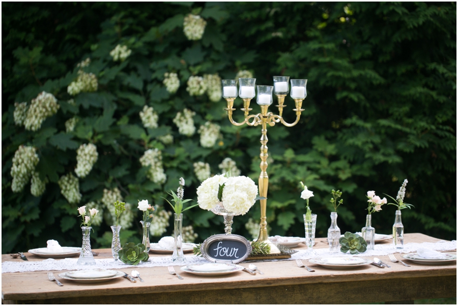 Anthony Wayne House Table Decor Inspiration - Philadelphia Wedding Photographer - Flowers by Priscilla - 2hands Studios