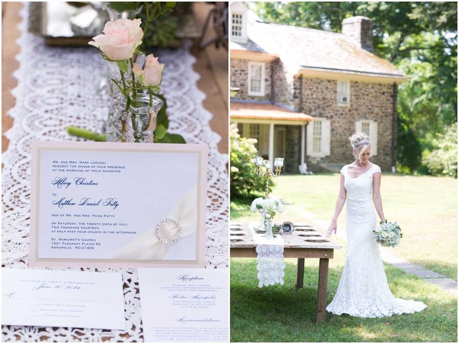 Anthony Wayne House Table Decor Inspiration - Philadelphia Wedding Photographer - Allison Barnhill Designs - 2hands Studios