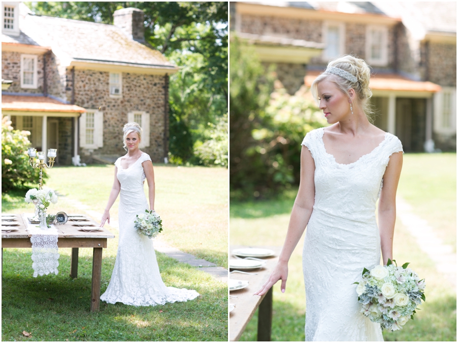 Anthony Wayne House Bridal Photographer - Philadelphia Styled Shoot