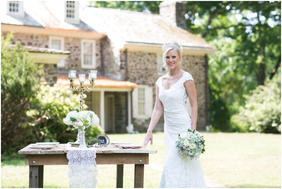 Anthony Wayne House Bridal Photographer - Philadelphia Styled Shoot